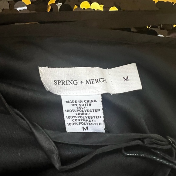 Spring+Mercer Black and Gold Sequin Dress - Picture 3 of 4